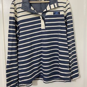 Women's Soft Cotton Rugby, Stripe Large